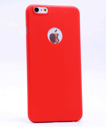 Apple iPhone 5 Kılıf Zore 1.Kalite PP Silikon - Kırmızı