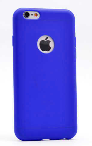 Apple iPhone 5 Kılıf Zore Premier Silikon Kapak - Saks Mavi