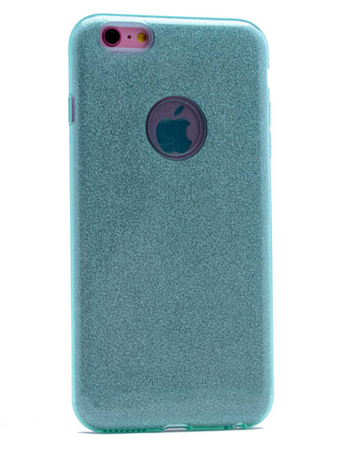 Apple iPhone 6 Kılıf Zore Shining Silikon - Gümüş