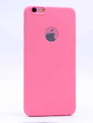 Apple iPhone 6 Plus Kılıf Zore 1.Kalite PP Silikon - Pembe
