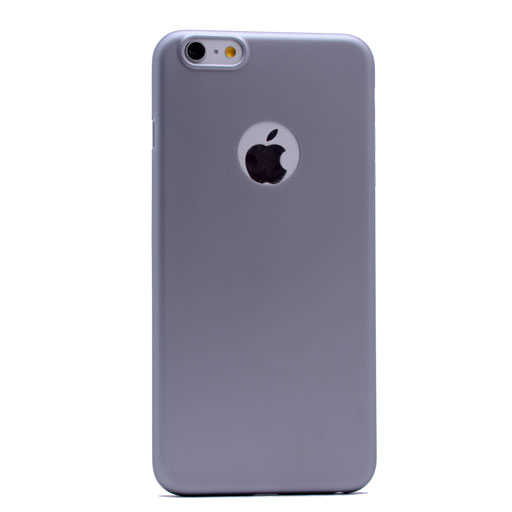Apple iPhone 6 Plus Kılıf Zore 1.Kalite PP Silikon - Gri
