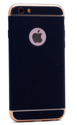 Apple iPhone 6 Plus Kılıf Zore 3 Parçalı Rubber Kapak