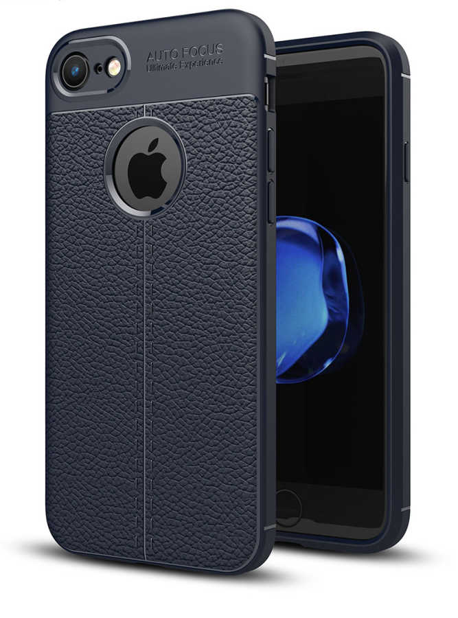 Apple iPhone 6 Plus Kılıf Zore Niss Silikon Kapak - Lacivert