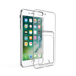 Apple iPhone 7 Case Card Holder Transparent Zore Setra Clear Silicone Cover - Zore