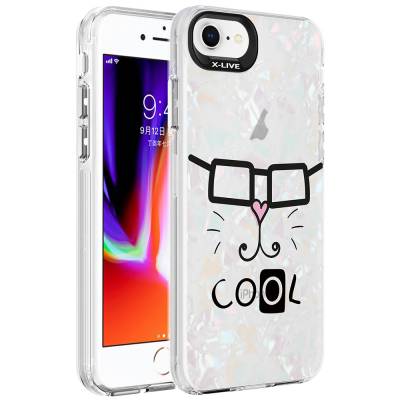 Apple iPhone 7 Case Marble Pattern Zore Marbello Cover - Zore