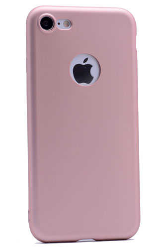 Apple iPhone 7 Kılıf Zore Premier Silikon Kapak - Rose Gold