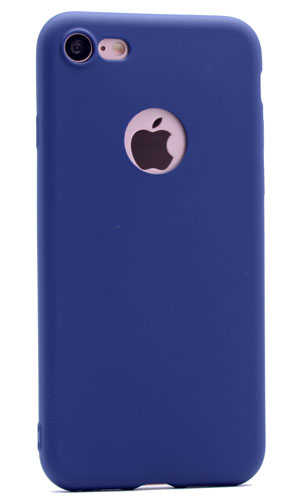 Apple iPhone 7 Kılıf Zore Premier Silikon Kapak - Lacivert