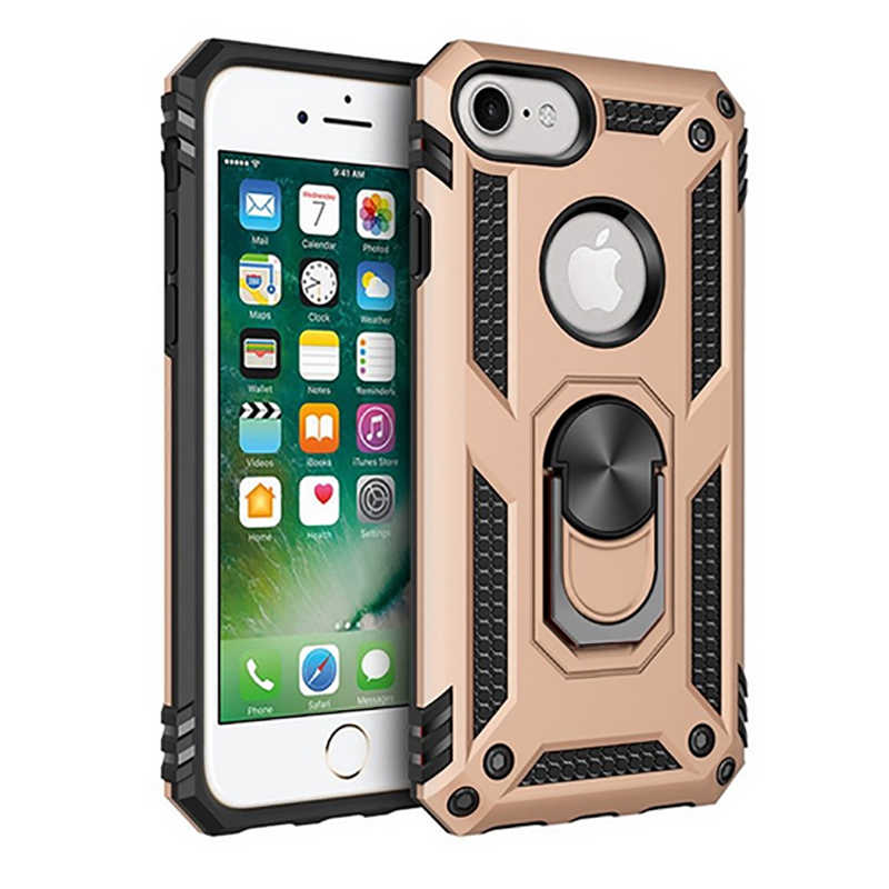 Apple iPhone 7 Kılıf Zore Vega Kapak - Gold