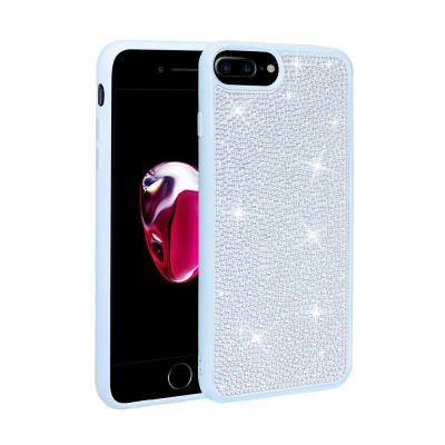 Apple iPhone 7 Plus Case Shiny Stone Design Zore Stone Cover - Zore