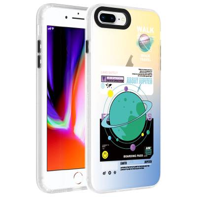 Apple iPhone 7 Plus Kılıf Desenli Zore Dragon Sert Kapak - Zore