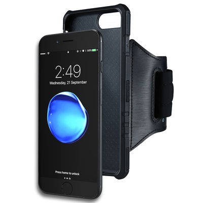 Apple iPhone 7 Plus Kılıf Zore 2 in 1 Kol Bandı - 6
