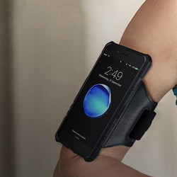Apple iPhone 7 Plus Kılıf Zore 2 in 1 Kol Bandı - 10