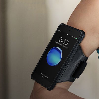 Apple iPhone 7 Plus Kılıf Zore 2 in 1 Kol Bandı - 10