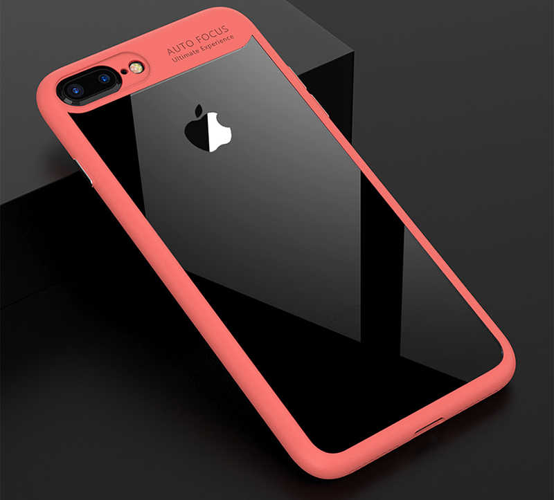 Apple iPhone 7 Plus Kılıf Zore Buttom Kapak - Kırmızı