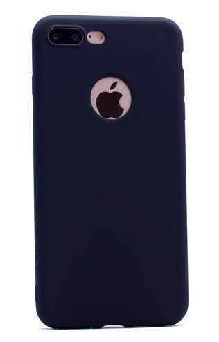 Apple iPhone 7 Plus Kılıf Zore Premier Silikon Kapak - Siyah