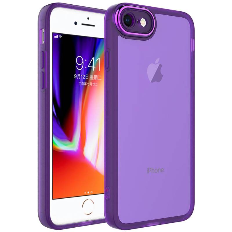 Apple iPhone 8 Case Camera Protected Transparent Zore Post Cover - 3
