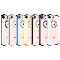 Apple iPhone 8 Case Camera Protected Zore Omega Cover With Logo - 2