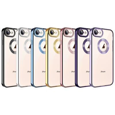Apple iPhone 8 Case Camera Protected Zore Omega Cover With Logo - 2
