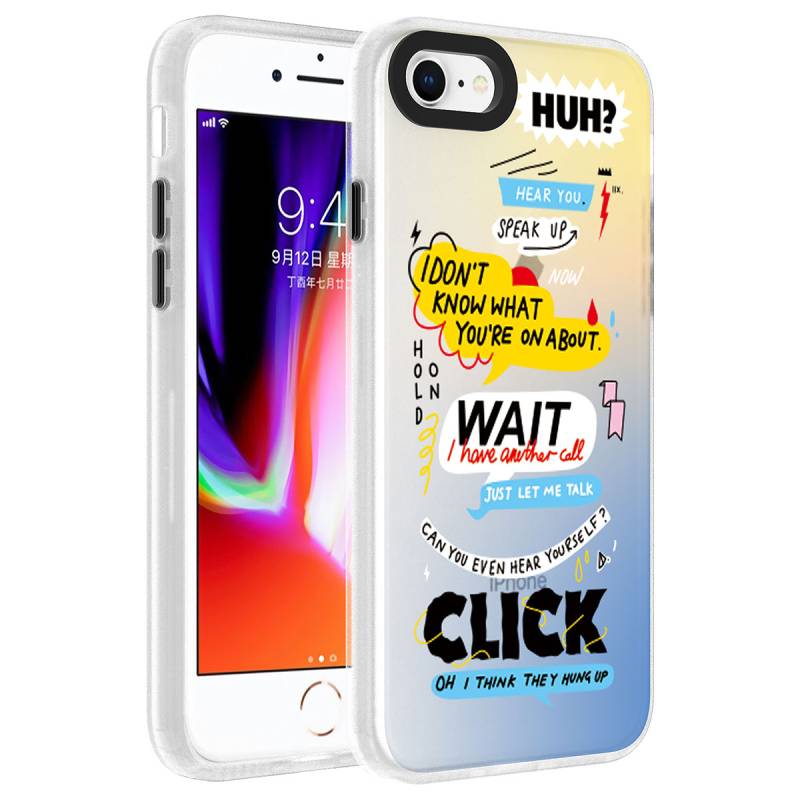 Apple iPhone 8 Case Patterned Zore Dragon Hard Cover - 1