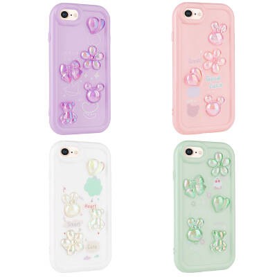 Apple iPhone 8 Case Relief Figured Shiny Zore Toys Silicone Cover - 2