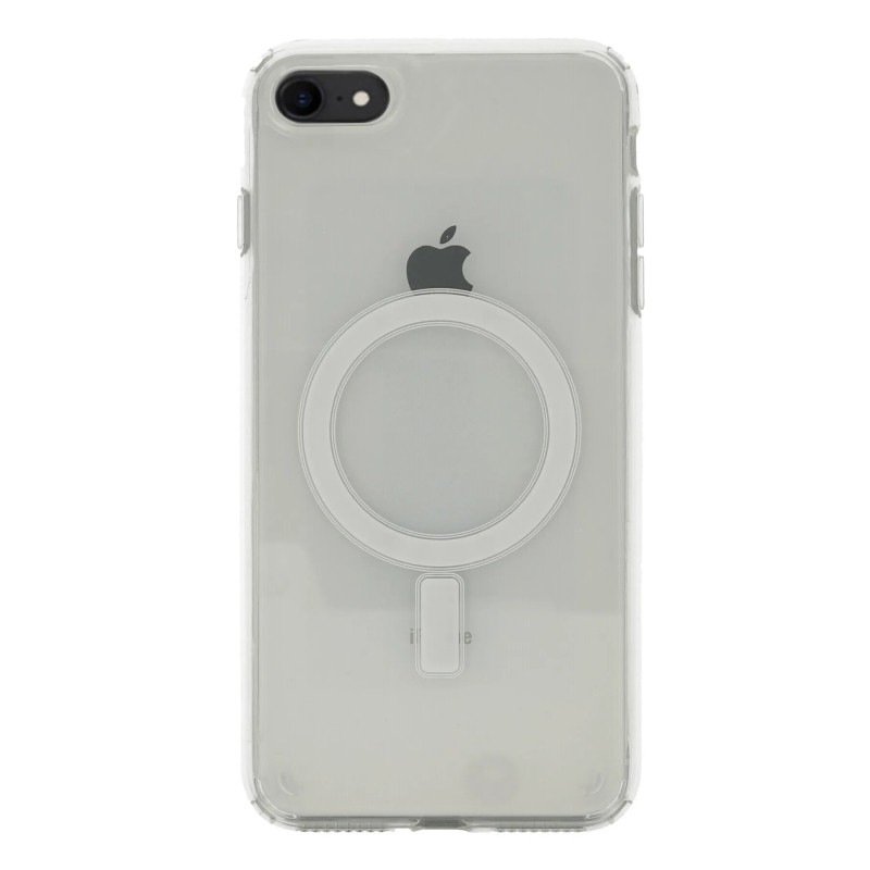 Apple iPhone 8 Case with Magsafe Charging Transparent Hard PC Zore Embos Cover - 2