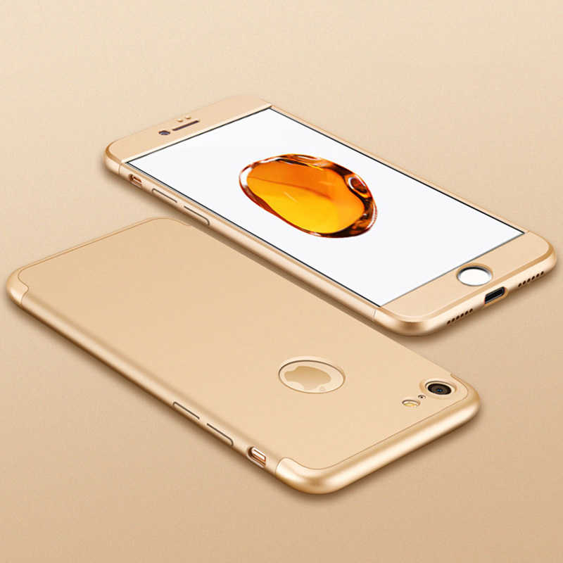 Apple iPhone 8 Kılıf Zore Ays Kapak - Gold