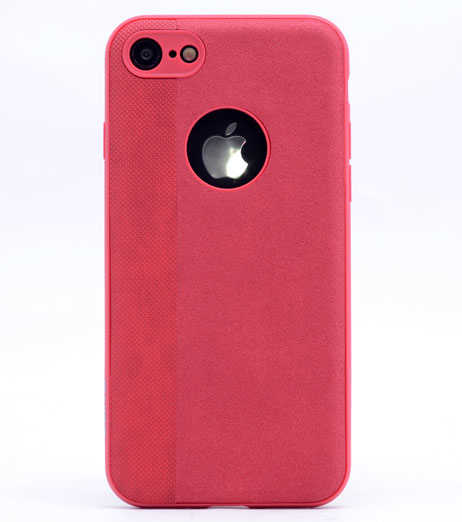 Apple iPhone 8 Kılıf Zore City Silikon - Kırmızı