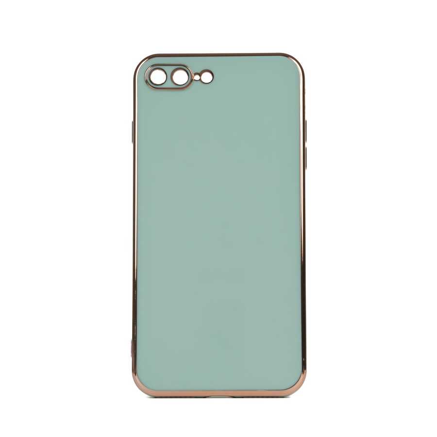 Apple iPhone 8 Plus Kılıf Zore Bark Kapak - Açık Yeşil