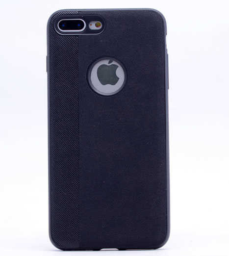 Apple iPhone 8 Plus Kılıf Zore City Silikon - Siyah