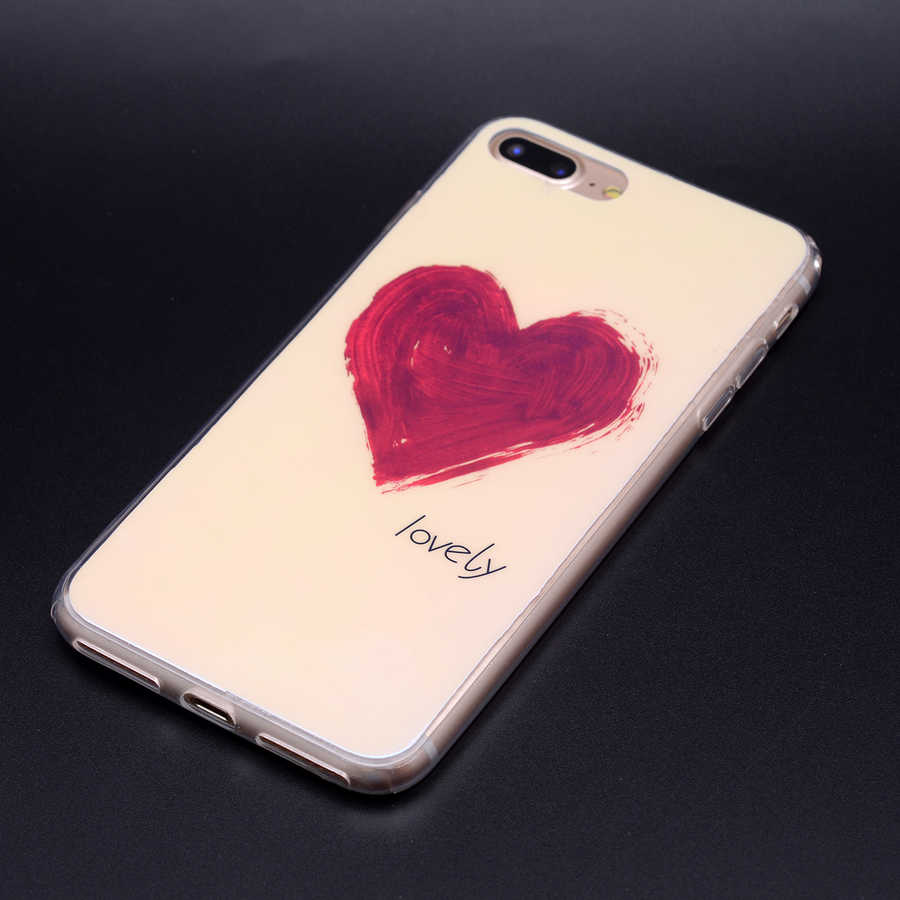 Apple iPhone 8 Plus Kılıf Zore Fani Silikon - NO1
