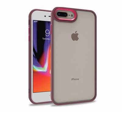 Apple iPhone 8 Plus Kılıf Zore Flora Kapak - Zore