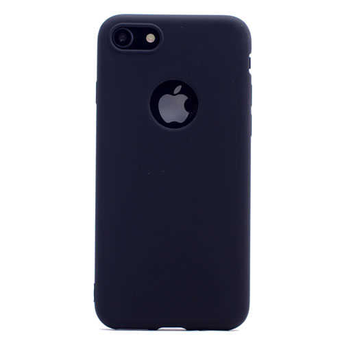 Apple iPhone 8 Plus Kılıf Zore Premier Silikon Kapak - Siyah