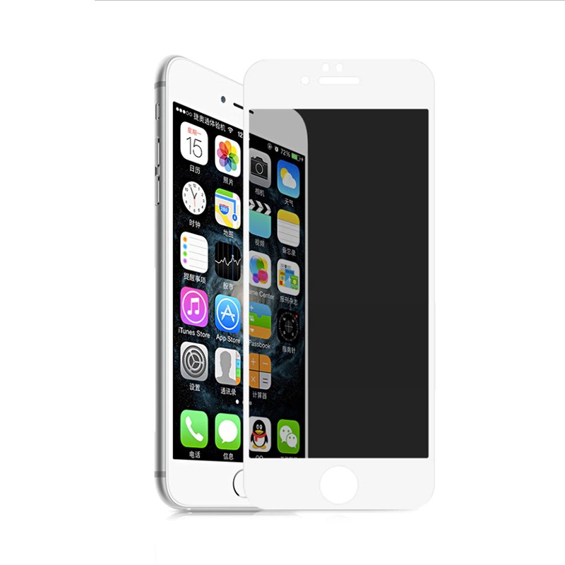 Apple iPhone 8 Zore Rica Premium Privacy Tempered Glass Screen Protector - 3