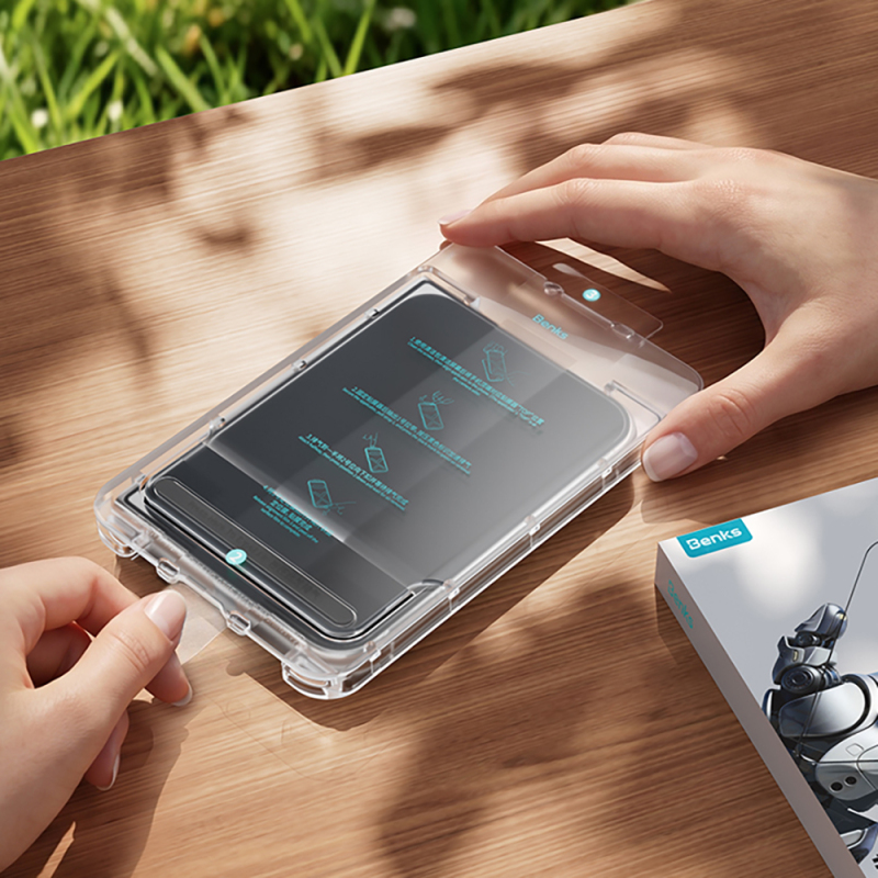 Apple iPhone Duo Benks Ultra Shield Plus HD Ekran Koruyucu + Kolay Uygulama Aparatlı - 9
