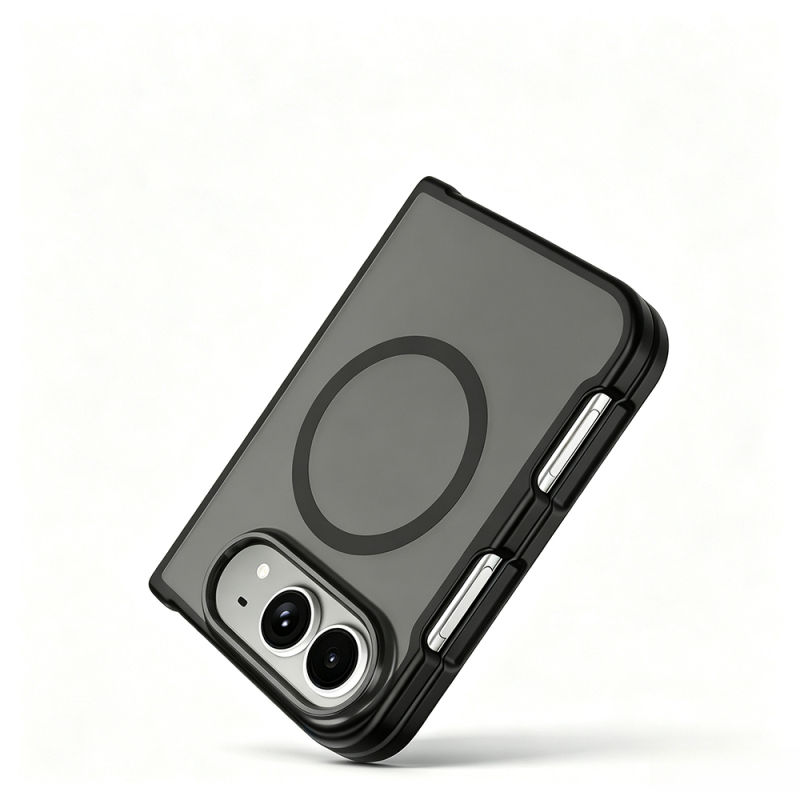 Apple iPhone Duo Case M-Safe Charging Enabled Camera Protected Zore Lunex Cover - 5