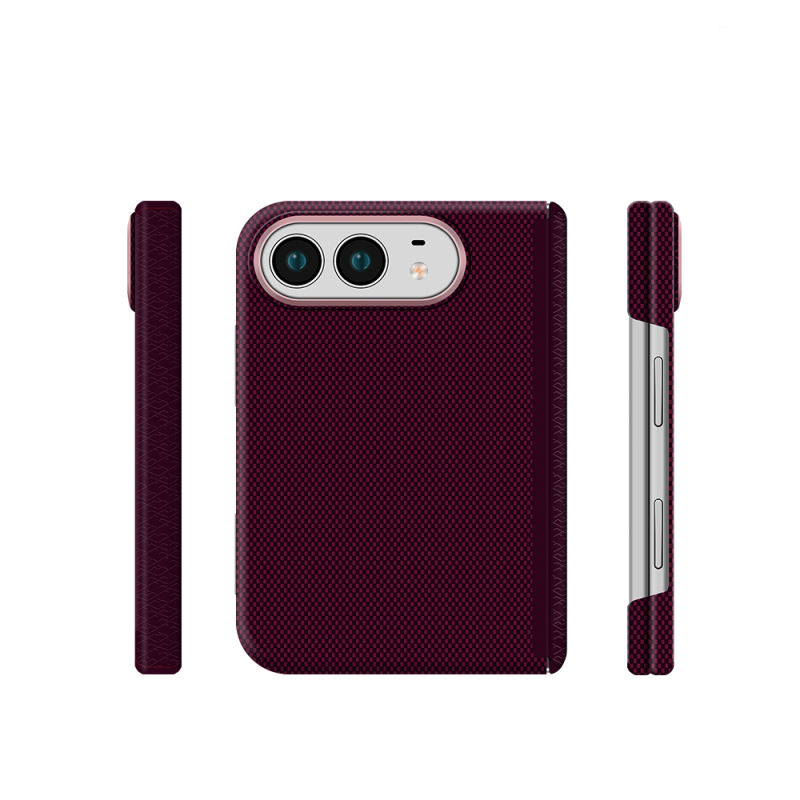 Apple iPhone Duo Case M-Safe Charging Enabled Zore Paris Zerre Hard PC Cover - 5