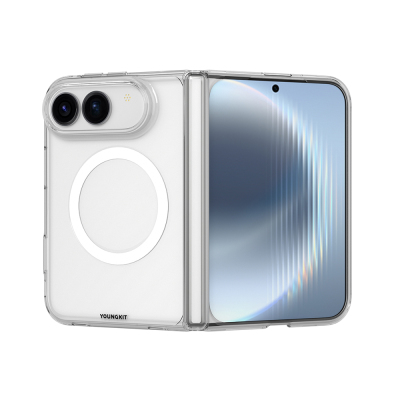 Apple iPhone Duo Case M-safe Charging Feature 2in1 Youngkit Clear Series Cover - Youngkit