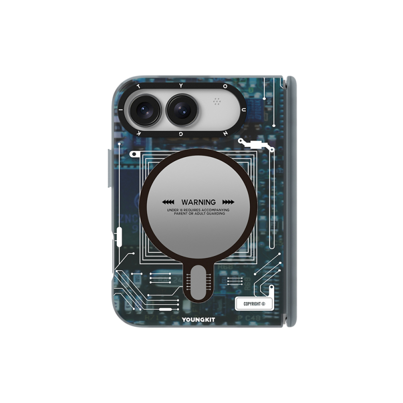 Apple iPhone Duo Case M-safe Charging Feature Youngkit Technology Series Cover - 5