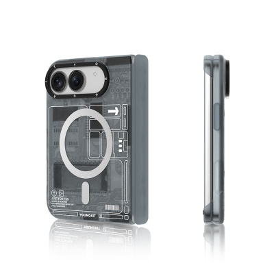 Apple iPhone Duo Case M-safe Charging Feature Youngkit Technology Series Cover - 12