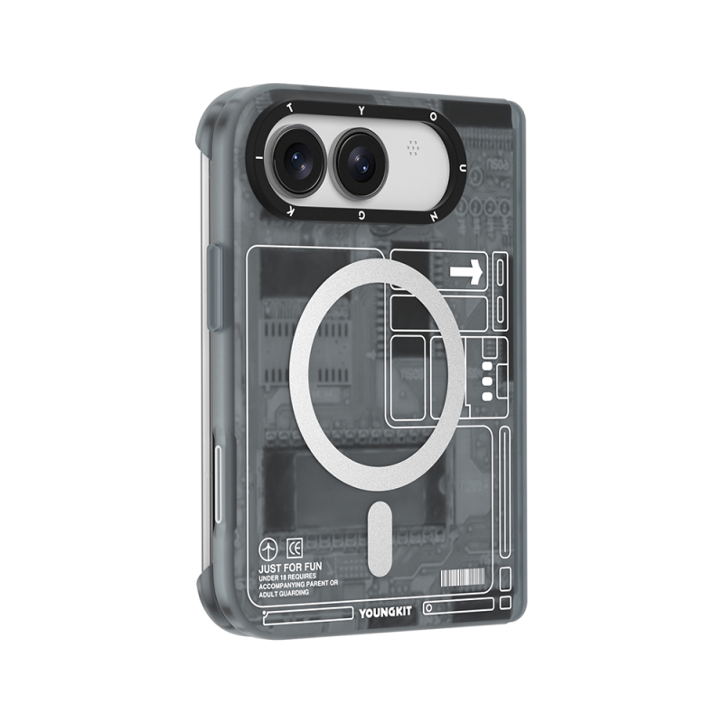 Apple iPhone Duo Case M-safe Charging Feature Youngkit Technology Series Cover - 2