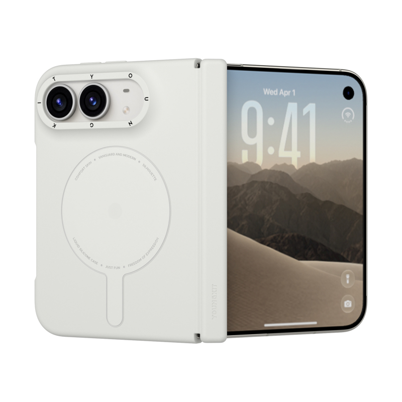 Apple iPhone Duo Case with M-Safe Charging Feature, Youngkit Morandi Series Cover - 6