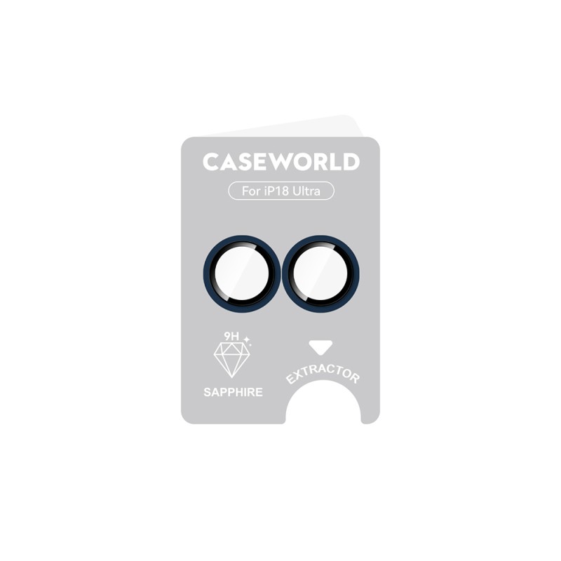 Apple iPhone Duo CaseWorld Alloy One-Piece Serisi Anti Reflective Kamera Lens Koruyucu - 6