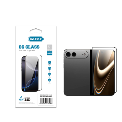 Apple iPhone Duo (Fold) Go Des OG Glass Antistatik Temperli Cam Ekran Koruyucu - Go Des