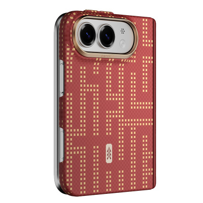 Apple iPhone Duo (Fold) Kılıf M-safe Şarj Özellikli Raptic Aramid SkinPro Grid Serisi Karbon Kapak - Raptic
