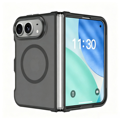 Apple iPhone Duo Kılıf M-Safe Şarj Özellikli Kamera Korumalı Zore Lunex Kapak