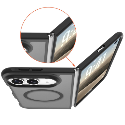 Apple iPhone Duo Kılıf M-Safe Şarj Özellikli Kamera Korumalı Zore Lunex Kapak - 7