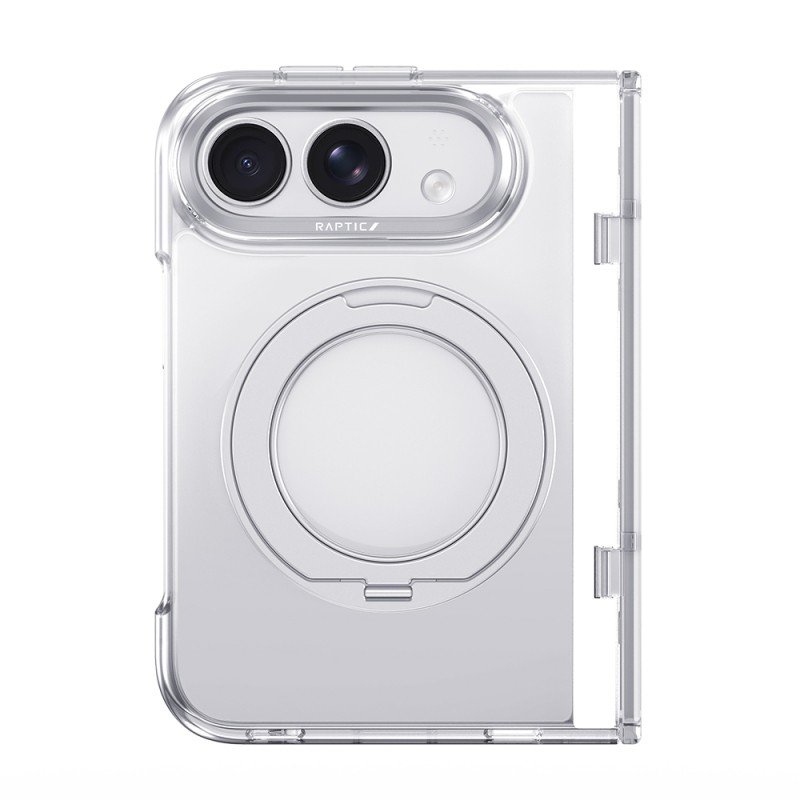 Apple iPhone Duo Kılıf M-safe Şarj Özellikli Raptic Air Stand Serisi Arka Yüzey Standlı Kapak - 4