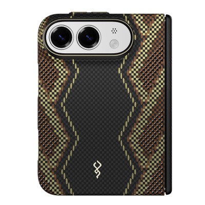 Apple iPhone Duo Kılıf M-safe Şarj Özellikli Raptic Aramid SkinPro Scepter Serisi Karbon Kapak - 4