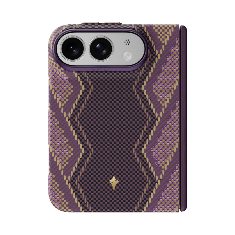 Apple iPhone Duo Kılıf M-safe Şarj Özellikli Raptic Aramid SkinPro Scepter Serisi Karbon Kapak - 5