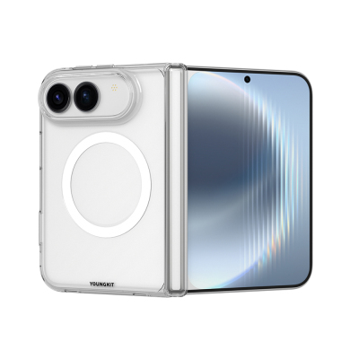 Apple iPhone Duo Kılıf M-safe Şarj Özellikli Youngkit Clear Serisi Kapak - Youngkit